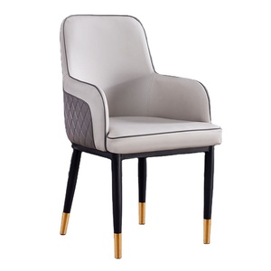 Silla de comedor nórdica de alta calidad, superventas, sillas de cuero PU - Product Image 1