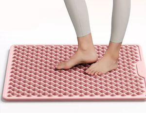 Alfombrilla de Silicona Portátil para Masaje de Pies, Ejercicio en Interiores, Correr, Trotar, Acupresión, Impermeable, Alfombrilla Sensorial para Baño - Product Image 3