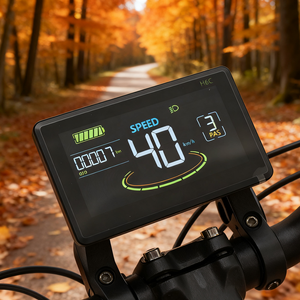 H6C Universele Waterdichte LCD Snelheidsmeter Kilometerteller 36V/48V CE Gecertificeerd voor E-bike Scooter Motorfiets Racefiets Snelheidsmeter - Product Image 1