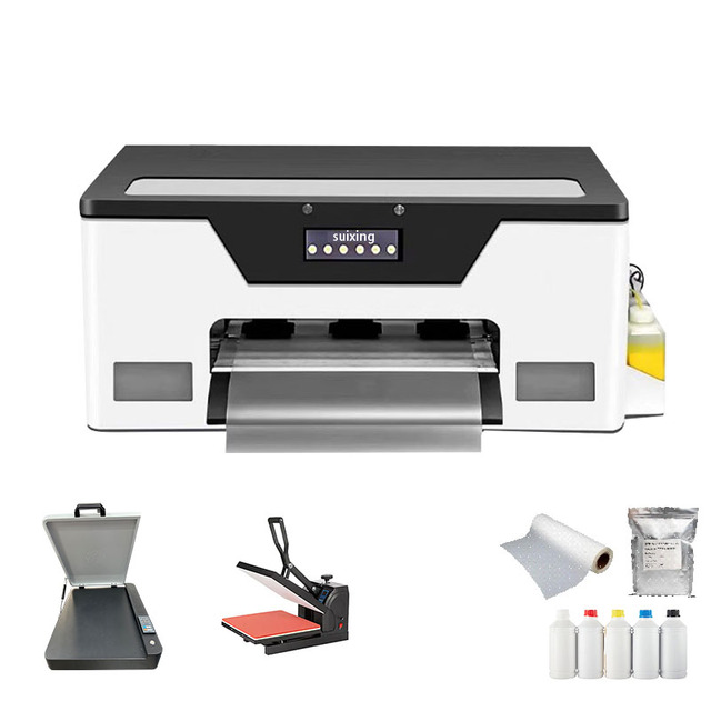 Haolic 13inch T-shirt Small Business XP600 DTF Printing Machine A3 Heat Transfer Printing Pet Film DTG Pink DTF Printer XP600