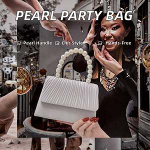 Bolsa de fiesta para boda con diamantes de imitación, hermosa bolsa de mano para mujer, elegante bolsa de noche, brillante bolsa de mano negra W - Product Image 2