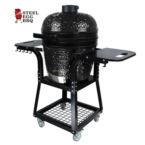Asador <span class=keywords><strong>de</strong></span> Carbón Cerámico SEB KAMADO, Kamado Kepsnines, Parrilla Chipriota, Barbacoa <span class=keywords><strong>de</strong></span> Carbón <span class=keywords><strong>Komodo</strong></span> - Product Image 5
