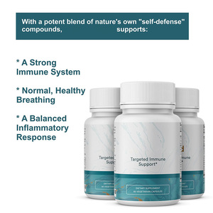 Capsules de soutien immunitaire ciblées par l'OEM avec arabinogalactane, extrait de feuille d'olivier, zinc et échinacée pour la santé naturelle du système immunitaire - Product Image 4