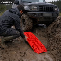 Arazi Kurtarma Çekiş Tahtaları HDPE Model 5 Yıl Yapı Garantisi Yüksek Esneklik Kaymaz Anti-İzlenme Kriko