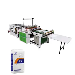 800FBA plastic heavy duty high thickness bag strong double bottom sealing fertilizer bag making machine