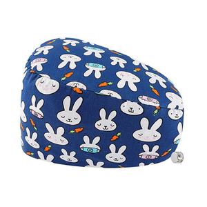 Chapeau chirurgical en coton imprimé pour infirmière, plusieurs couleurs disponibles, personnalisable pour les longues heures de travail - Product Image 1
