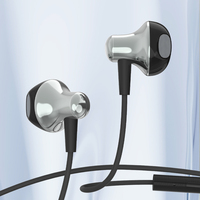 LDNIO HP08 Produsen Headset Menjual Langsung Grosir Headset Berkabel 3.5mm dengan Mikrofon Stereo Dinamis Aural