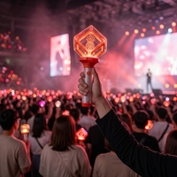 Barra de Luz LED K-Pop Personalizada, Cubo Luminoso con Logotipo Personalizado para Conciertos