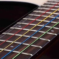5pcs Rainbow Colorful Guitar Strings 1-6 E-A for Classical Classic Guitar Strings Classic Acoustic Folk Guitar Parts Accessories