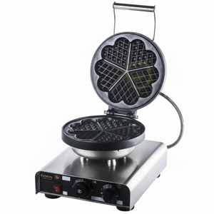 Kitchbox Industrial Comercial Acero Inoxidable Antiadherente Flor Waffle Maker 1.750W - Product Image 1