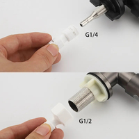Robinet de filtre à eau noir en acier inoxydable 304 pour évier de cuisine, système de purification par osmose inverse RO, pour consommation directe, direct usine