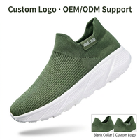 Chaussures décontractées sportives personnalisées pour hommes, tige en maille, rehaussantes, légères, semelle élastique confortable, couleur polyvalente