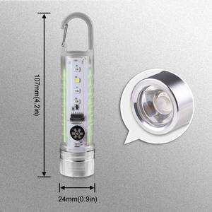 Outdoor Strong Light <strong>Keychain</strong> <strong>Flashlight</strong> Rechargeable Pocket Tiny Waterproof Magnetic <strong>Led</strong> <strong>Flashlight</strong> - Product Image 2