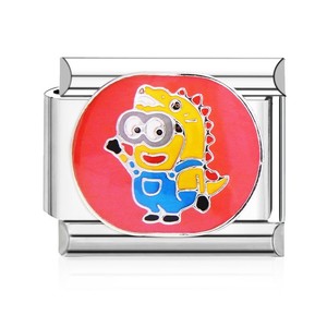 Minions Shin Chan Series Modular <b>Bracelet</b> <b>Beads</b> Stainless Steel Round Cartoon DIY Jewelry Components <b>For</b> <b>Bracelet</b> Making Unisex - Product Image 4