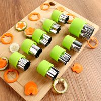 9 Stuks Mini Groentesnijder Vormen Set Mini Taart Fruit En Koekjesdeeg Stempels Voor Kinderen Bakken