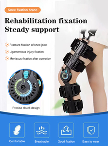Fabricant de genouillère orthopédique à charnière réglable stabilisateur fracture arthrite genou lésion articulaire soutien des jambes orthèse de fixation - Product Image 5