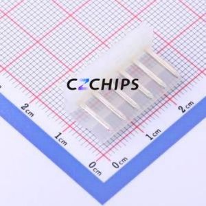 HC-3.96-6A6 Wire-to-Board Pin Header Through hole Component (THT),P=3.96mm Connector 1x6P 3.96mm Through Hole CH - Product Image 1