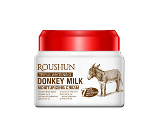 Crème pour le visage <span class=keywords><strong>au</strong></span> <span class=keywords><strong>lait</strong></span> <span class=keywords><strong>d</strong></span>'ânesse ROUSHUN OEM Triple blanchiment hydratant - Product Image 1