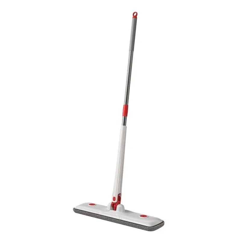 New household wet and dry hotel cleaning large panel hand wringing hand-free folding flat mop