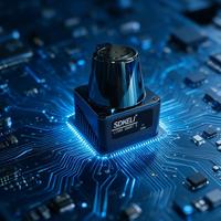 Scanner laser de protection d'aire, prenant en charge la configuration multi-zones pour les équipements de manutention logistique automatisée