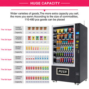Máquina Expendedora Automática de Bebidas JFP con Pago sin Efectivo para Universidad y Centro Comercial - Product Image 2