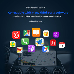 Boîtier <span class=keywords><strong>CarPlay</strong></span> sans fil pour audio et vidéo embarqués; Assistant de navigation intelligent pour Apple et Android; Garantie 1 an dans le monde entier - Product Image 2