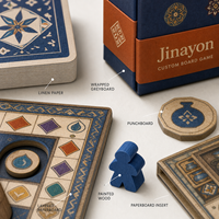 Jeu de société de dessin et de stratégie personnalisé en céramique européenne pour les boutiques de musées