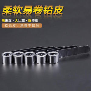 Plomos de pesca cilíndricos en rollos, 20 rollos por paquete, duraderos y funcionales para pesca en plataforma, suministros de aparejos de competición - Product Image 4