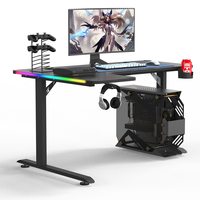 Escritorio para Juegos Beisijie con Muestra Gratuita, Escritorio para Juegos en Forma de L, Mesa para Juegos de Computadora con RGB