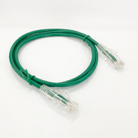 Cable de Red UTP Cat6 y Cat6A Delgado de 4.0mm de Diámetro Exterior en Diferentes Colores, Cable Ethernet Fino Personalizado con Longitud a Medida