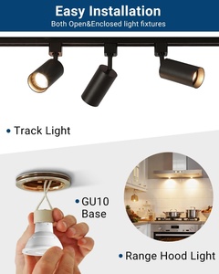 <span class=keywords><strong>Ampoule</strong></span> <span class=keywords><strong>LED</strong></span> FLINT certifiée dimmable <span class=keywords><strong>GU10</strong></span> AC120V 5,5W 3000K <span class=keywords><strong>Blanc</strong></span> <span class=keywords><strong>Chaud</strong></span> 500 Lumens 40° Faisceau Large pour Éclairage Encastré sur Rail Cuisine - Product Image 6