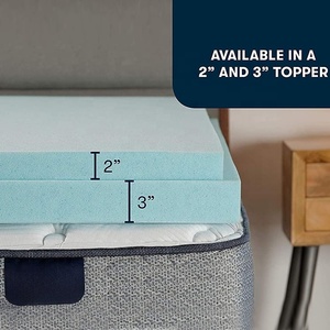 Customizable <strong>Size</strong> High Density Gel <strong>Memory</strong> <strong>Foam</strong> <strong>Mattress</strong> Topper Pad Ventilated Breathable <strong>Foam</strong> Sheets - Product Image 3