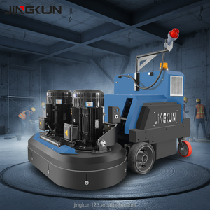 JINGKUN Hochleistungs-Doppelkopf-Bodenpoliermaschine 220V 380V 480V 3-Phasen Ferngesteuert für Epoxid, Beton und Terrazzo - Product Image 2
