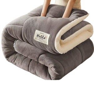 Manta ChamXue, <span class=keywords><strong>edredón</strong></span> de invierno de estilo europeo ecológico con estampado de terciopelo de leche, <span class=keywords><strong>edredón</strong></span> grueso de poliéster, suave, cómodo y cálido - Product Image 5