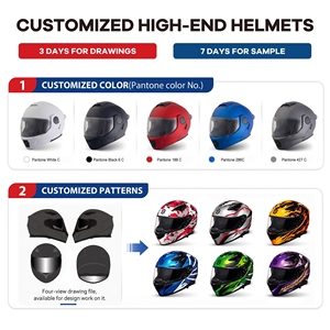 Casco Modular Personalizado de ABS para Motocicleta con Batería de Gran Capacidad de 1200 mAh, Protector de Cabeza, Cascos de Moto para Adultos - Product Image 4