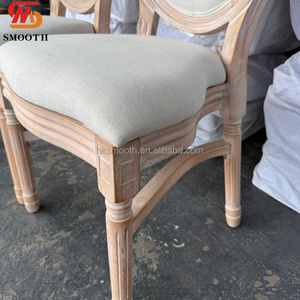 SMOOTH Elegant Wood Hotel <b>Chair</b> with Soft Cushion Modern Design Indoor Outdoor <b>Chair</b> for Wedding Event Decor - Product Image 3