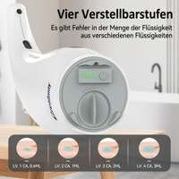 Distributeur automatique de savon liquide mural étanche à piles 300 ml, infrarouge, 4 niveaux réglables, pour salle de bain, hôtel, CE FCC