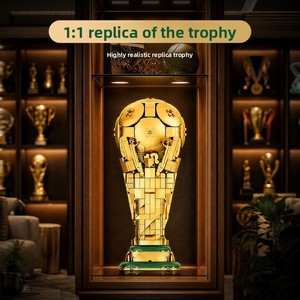 NUOVO Modello di Ornamenti per Coppa di Calcio Fc6017, Blocchi di Costruzione in Plastica, Giocattolo <span class=keywords><strong>Fai</strong></span>-<span class=keywords><strong>da</strong></span>-<span class=keywords><strong>Te</strong></span>, <span class=keywords><strong>Regalo</strong></span> <span class=keywords><strong>da</strong></span> Assemblare - Product Image 2