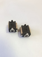 Konektor USB Type C 24-Pin Betina Tahan Air IP67 dari Baja Anti Karat, Panjang Eksposur 1.2mm, Jack Pengisian Daya 3A, Pemasangan PCB