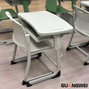 Guangwei chất lượng tốt Đại học đồ nội thất lớp học bàn duy nhất học sinh Bàn và ghế - Product Image 1