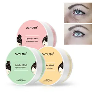 occhio patch freddo Suppliers-OMY LADY under eye gel di collagene patch logo privato gel hot/cold eye patch eye patch campione