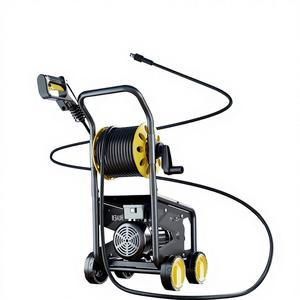 Pistolet à eau haute <span class=keywords><strong>pression</strong></span> domestique sur chariot 220V pour le <span class=keywords><strong>lavage</strong></span> <span class=keywords><strong>de</strong></span> voitures, le nettoyage des sols et le <span class=keywords><strong>lavage</strong></span> des vitres. - Product Image 2