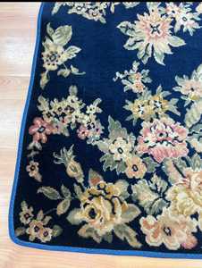 Alfombra India Floral Oriental con mechones a mano 100% lana personalizable para uso ejercicio en casa de oración de adolescentes patrón abstracto algodón - Product Image 5