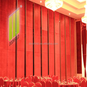 Salón de bodas Nuevas ideas de productos Paredes de partición acústica operables Pared de partición plegable Móvil - Product Image 4