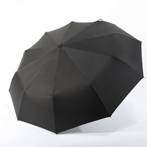 Parapluie pliant automatique trois sections coupe-vent et imperméable, personnalisable avec logo, idéal pour cadeaux promotionnels à prix d'usine - Product Image 4