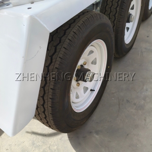 Camión Mezclador de Concreto Remolcable de 3m³ con Motor de Gasolina y Remolque Mezclador de Concreto Multieje - Product Image 4