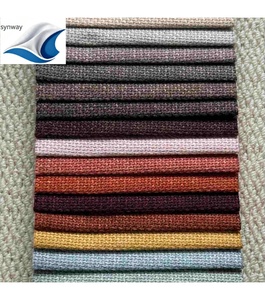 Tela Tejida 100% Poliéster de 340 g/m², Color Sólido, Tipo Lino, Apta para Tapicería de Sofás y Muebles - Product Image 1