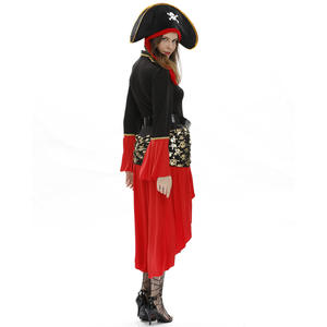 Medeival Renaissance Fortune Teller mujeres capitán Cosplay vestido de lujo <span class=keywords><strong>Cruel</strong></span> Seas capitán disfraz de Halloween - Product Image 4