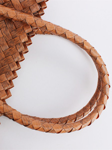 Bolsa de Compras Tejida de PVC con Diseño Geométrico, Nueva Colección de Verano, Gran Capacidad, para Uso Diario en el Supermercado, Tanjing - Product Image 2