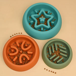 Atacado Moderno Silicone <span class=keywords><strong>Pet</strong></span> Comer Lento Tigela Do Cão Não-Slip Raised Silicone Slow Alimentador Cão lambendo Tigela <span class=keywords><strong>pet</strong></span> tigela alimentador lento - Product Image 1